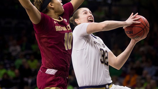 Ogunbowale leads No. 1 Notre Dame over Boston College 92-63