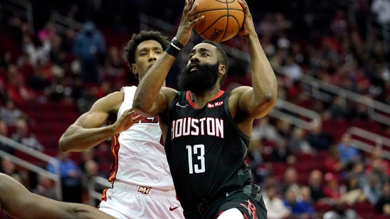 Harden scores 58 points, Rockets rally to beat Heat 121-118