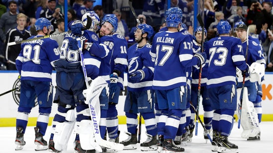 Lightning top Kings 4-3 in shootout for 9th straight win