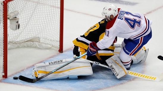 Byron’s 2 goals lead Canadiens past Penguins 5-1
