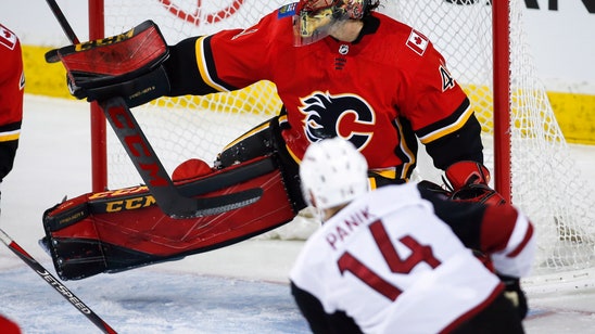 Giordano scores a pair, Flames rout Coyotes 7-1