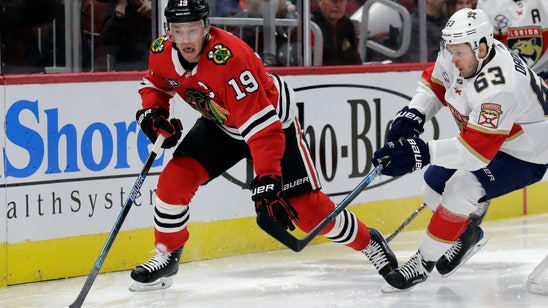 Hawryluk nets first 2 NHL goals, Panthers beat Chicago 6-3