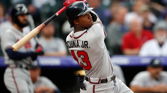 Acuna homers early, Braves hold off Rockies 8-6