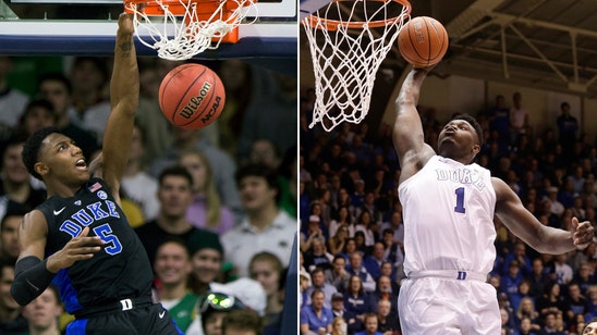 Duke’s Zion Williamson, RJ Barrett contend for Wooden Award