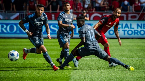Tajouri-Shradi scores 2 goals, NYC FC beats Toronto 3-2