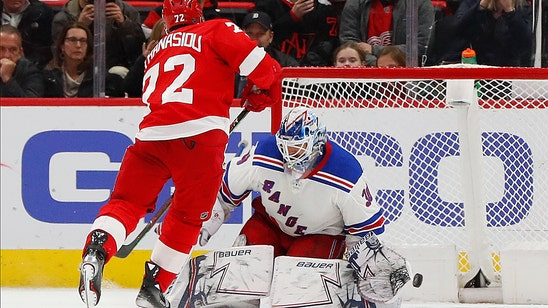 Athanasiou-led Red Wings top Rangers 3-2 in SO minus Larkin
