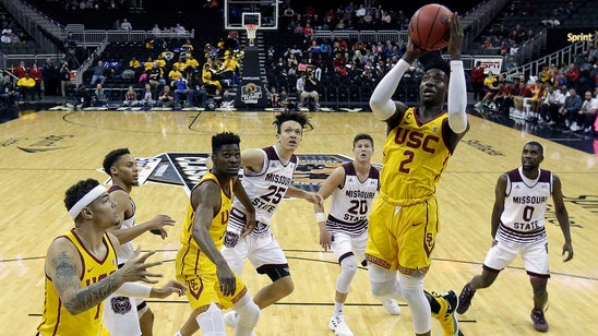 The Latest: USC routs Missouri State in Hall of Fame Classic