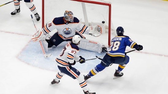 Allen makes 35 saves, Blues beat Oilers 2-1