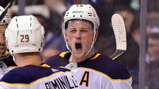 Sabres' Eichel focuses on keeping fiery emotions in check
