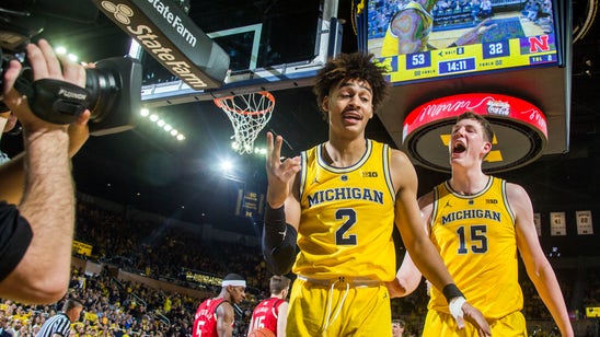 No. 9 Michigan beats Nebraska 82-53 without Matthews