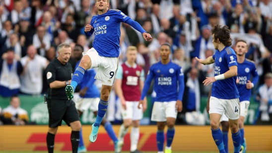 Leicester rallies to beat Burnely 2-1 in Premier League