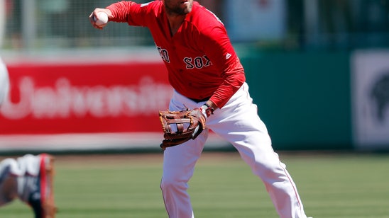 Dustin Pedroia plays inning in 1st game since May