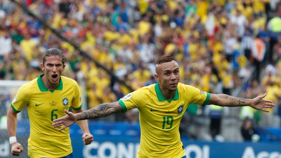 Brazil routs Peru 5-0 to reach Copa America quarterfinals