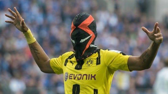 Pierre-Emerick Aubameyang added another superhero mask to his collection