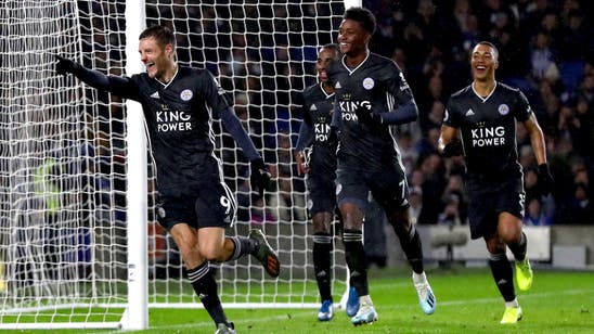 Leicester beat Brighton with Vardy’s EPL-leading 12th goal