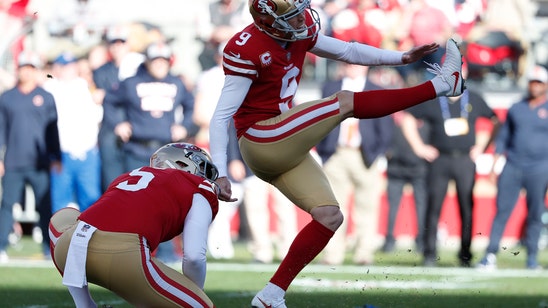 49ers place franchise tag on kicker Robbie Gould