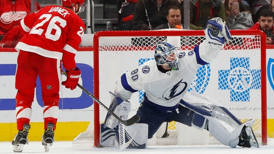 Lightning beat Red Wings 6-5 in shootout