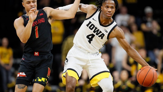 Wieskamp leads Iowa to 67-49 win over No. 12 Maryland