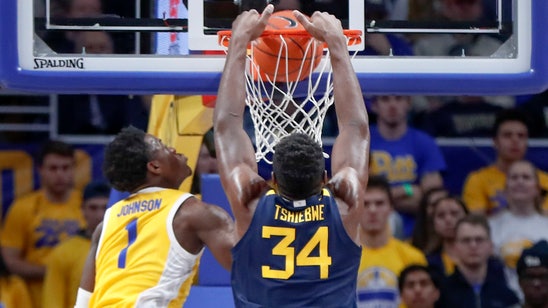 Tshiebwe's double-double leads WVU past Pitt 68-53