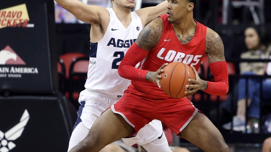 Merrill's 23 lifts Utah St. over Lobos 91-83 in MWC tourney
