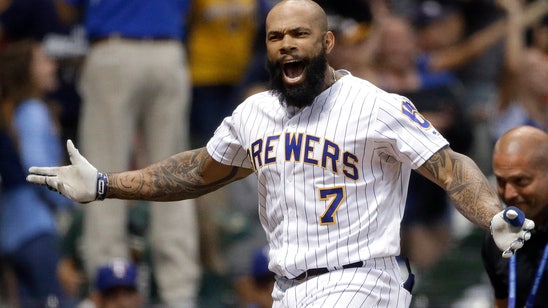 Thames hits game-ending homer as Brewers beat Rangers 6-5