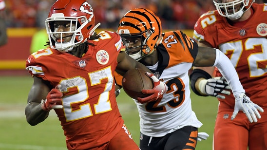 Chiefs' Kareem Hunt happy with whatever role in offense