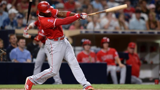 Upton homers, drives in 3 to lift Angels past Padres 7-3