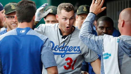 Bellinger homers, Hill fans 10 as Dodgers beat Reds 6-0