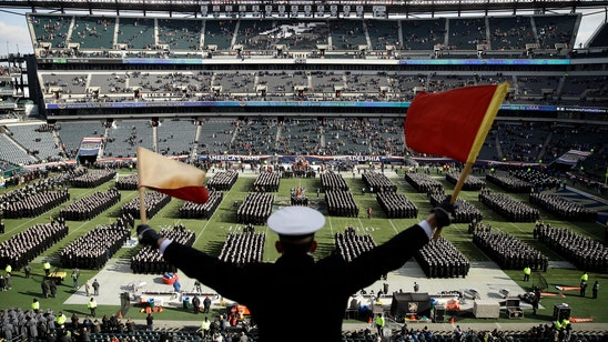 Army-Navy rivalry features Trump attending 120th game