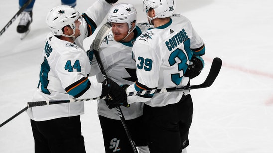 Couture's hat trick leads Sharks past Avalance 4-2 in Game 3