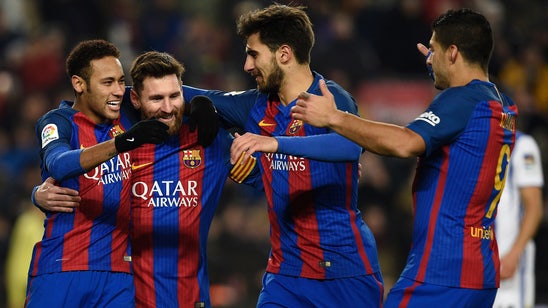 Denis Suarez, Messi fire Barcelona to Copa del Rey semifinals