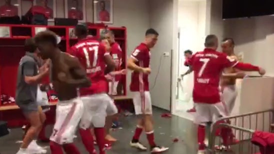 Watch Bayern Munich celebrate Bundesliga title with the Running Man Challenge
