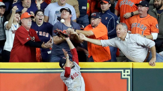 Fan interference wipes out possible homer for Altuve in ALCS