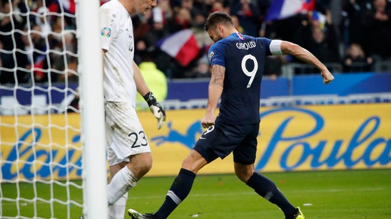 Giroud nets winner as France beats Moldova 2-1 in qualifying