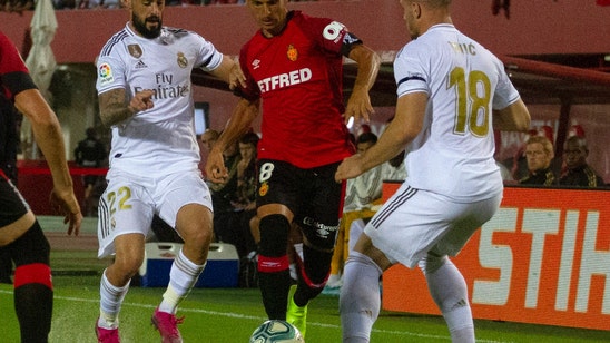 Real Madrid falls 1-0 at Mallorca for 1st Liga loss