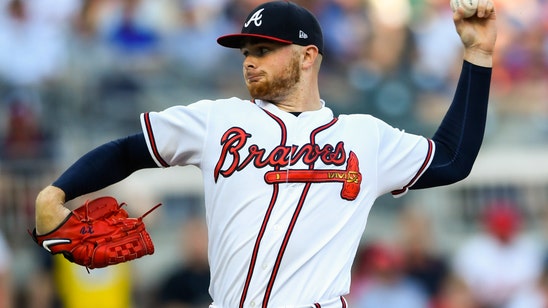 Braves pitcher Newcomb hit on back of head by liner, exits