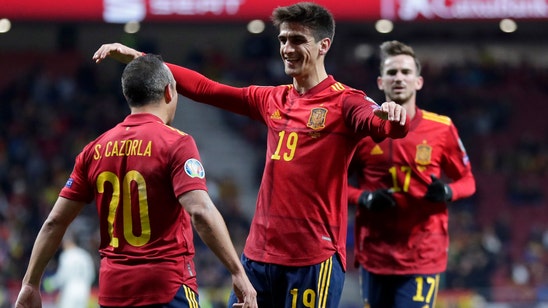 Spain routs Romania 5-0 in its last qualifier for Euro 2020