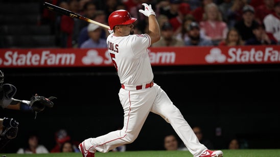 Angels' Albert Pujols ties Babe Ruth with 1,992nd career RBI