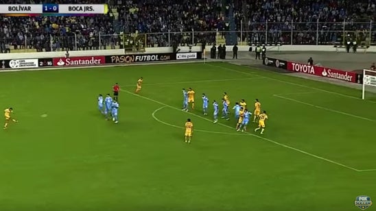 Boca Juniors scored an absurd 40-yard equalizer in the 95th minute
