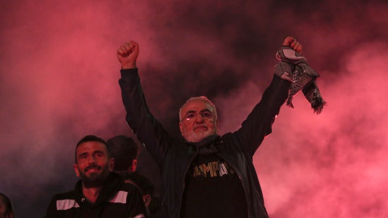 Backed by Russian billionaire, Greek city celebrates title