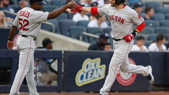 Red Sox slugger Martinez still sidelined with back tightness