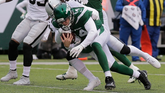 Darnold leads Jets to third straight win, 34-3 over Raiders