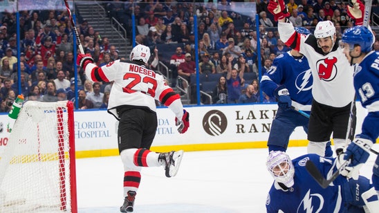 Point scores twice, Lightning stop Devils 5-2