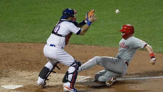 Bruce delivers, Phillies score 5 in 9th to beat Mets 7-2