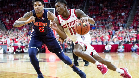 Johnson, Daniels help NC State stun No. 7 Auburn 78-71