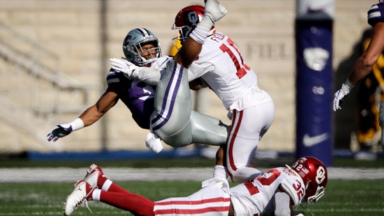 Thompson scores 4 TDs as K-State stuns No. 5 Sooners, 48-41