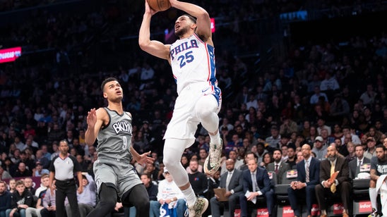 Simmons scores 34 in triple-double, carries 76ers past Nets