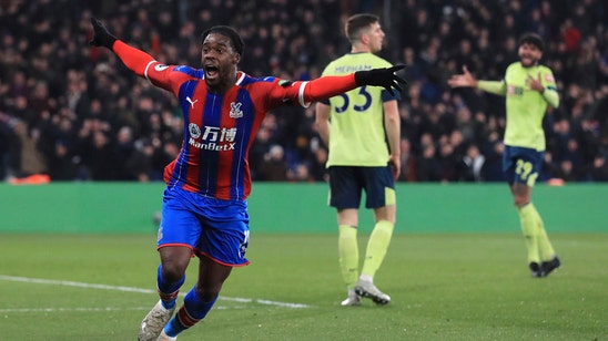 Schlupp gives 10-man Palace 1-0 win over Bournemouth in PL