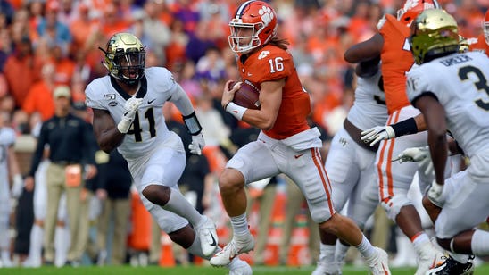 Lawrence throws 4 TDs as No. 3 Clemson tops Deacons 52-3