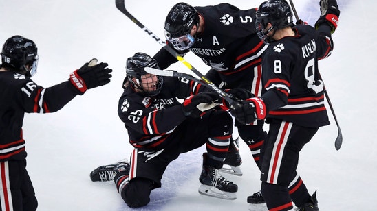 Northeastern beats BC 4-2 for 2nd straight Beanpot title
